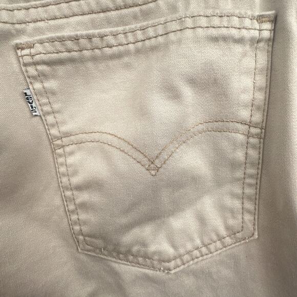 VTG Levis 910 Shorts 12 Beige Classic Fit USA 1998 Street Tan High Rise Preppy - Picture 7 of 15